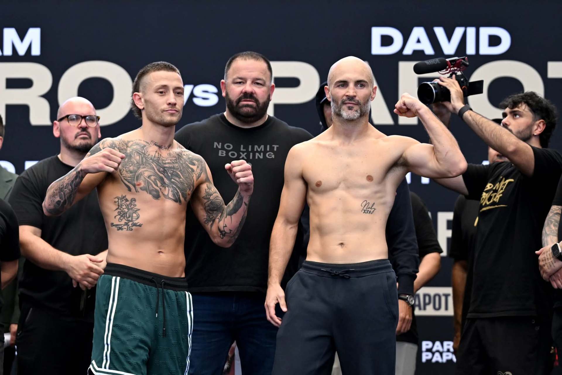 Pesée Eubank vs Papot